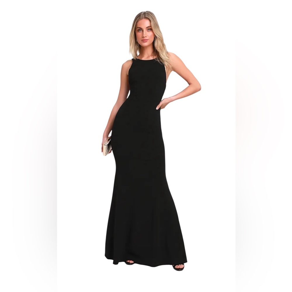 Lulu's Black Maxi Dress